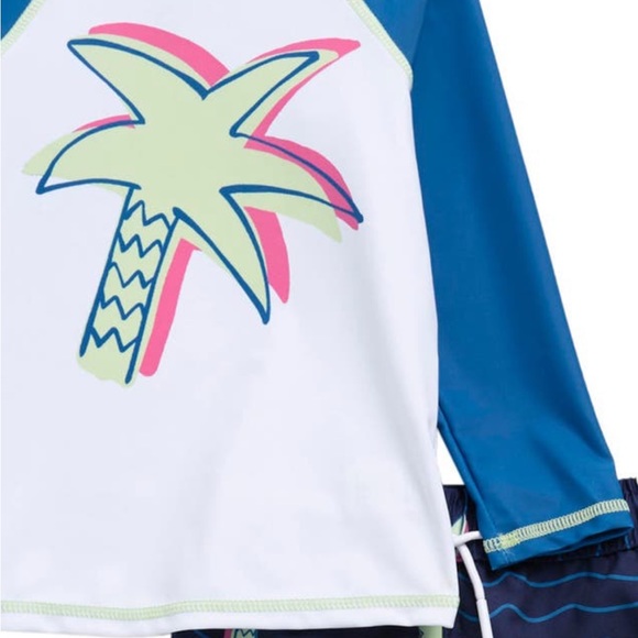 🌴🦩NWT Sovereign Code Banks Long Sleeve Rash guard Set🦩🌴 - Picture 3 of 4